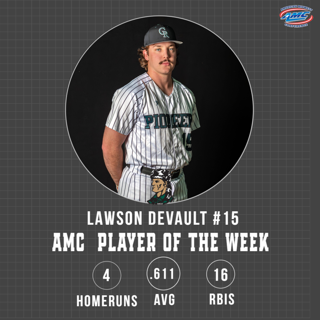 DeVault Earns Second AMC Hitter of the Week Recognition